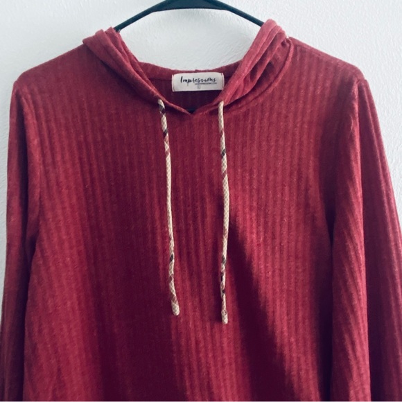 Impressions plaid hoodie sweatshirt - Picture 3 of 8